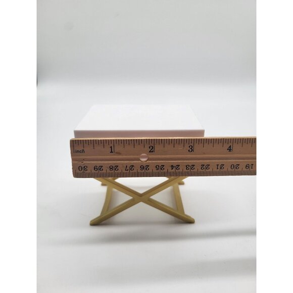 Rainbow High MGA Dollhouse Nightstand End Table Replacement Furniture White Gold - Picture 10 of 10